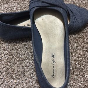 American Eagle Outfitters Women's Navy Flats